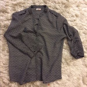 Zig zag black and cream